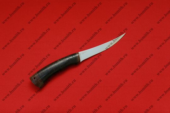 Нож "Fish-ка", рукоять наборная кожа, фото 2