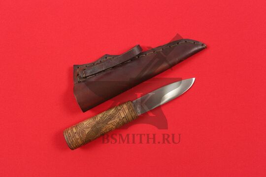 Нож бытовой средневековый "Скандинавский", с ножнами