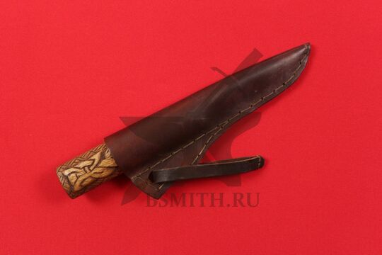 Нож бытовой средневековый "Птицы", в ножнах