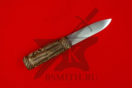 Нож бытовой средневековый "Яга", обратная сторона