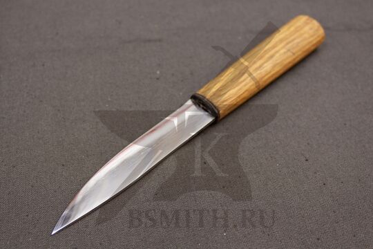 Нож бытовой, орех, клинок крупно
