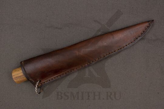 Нож бытовой, вяз, в ножнах