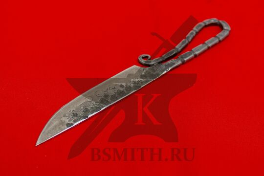 Нож новгородский «скорпион», вид со стороны клинка