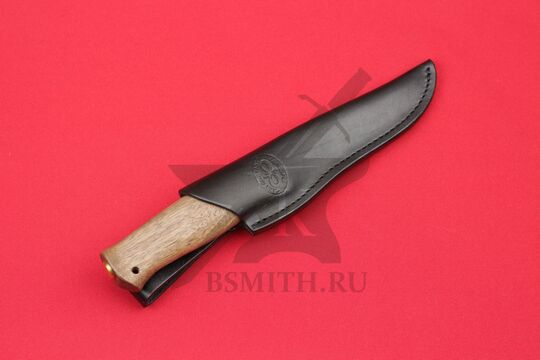 Нож "Ганза", рукоять орех, в ножнах