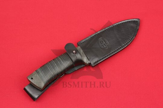Нож "Гепард", рукоять наборная кожа, в ножнах