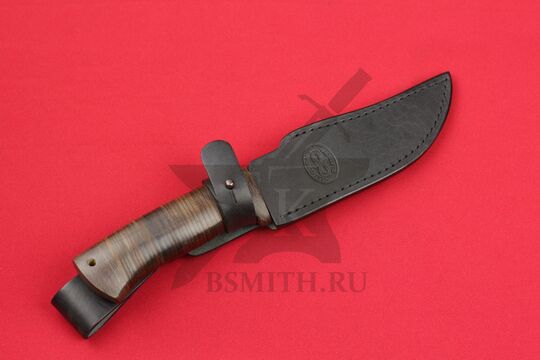 Нож "Клычок-1", рукоять наборная кожа, в ножнах