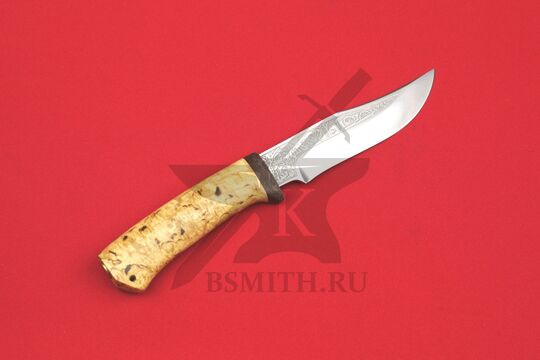 Нож "Клычок-1", рукоять карельская береза