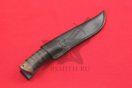 Нож "Клычок-3", рукоять наборная кожа, в ножнах
