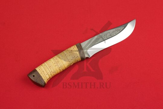 Нож "Клычок-3", рукоять наборная береста