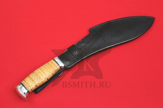 Кукри "Джунгли", рукоять наборная береста, в ножнах