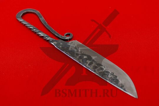 Нож "новгородский" малый со стороны клинка и обуха