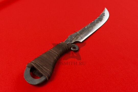 Нож новгородский большой, вариант 2, вид со стороны рукояти