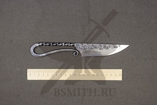 Нож новгородский малый простой, 65Г, размеры