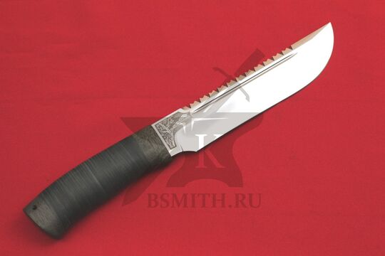 Нож "Робинзон-1" (большой), рукоять наборная кожа