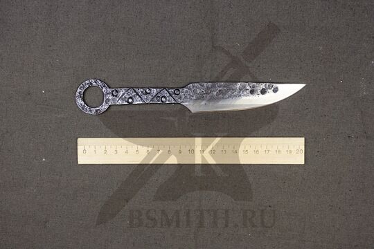 Нож малый с орнаментом, 65Г, размеры