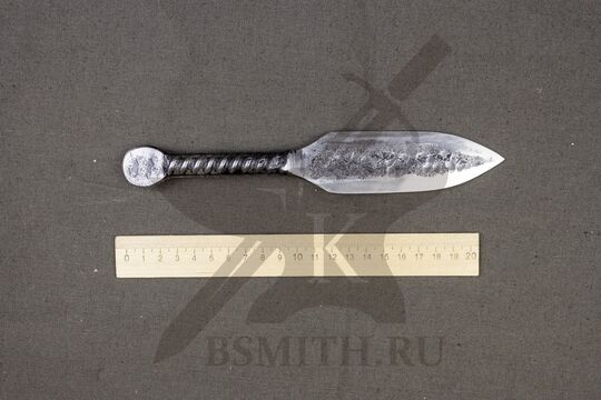 Нож метательный из арматуры, размеры