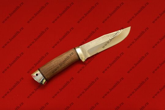 Нож "Турист", рукоять дерево, фото 1