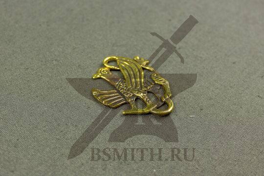Привеска, Городец, 13-14 век, вид сбоку