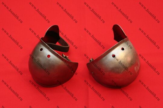 Наколенники миланские с лепестком, вариант 2, фото 3