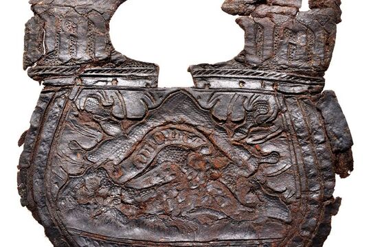 Сумка из Дордрехта с тиснением "Герб Роскилле", источник