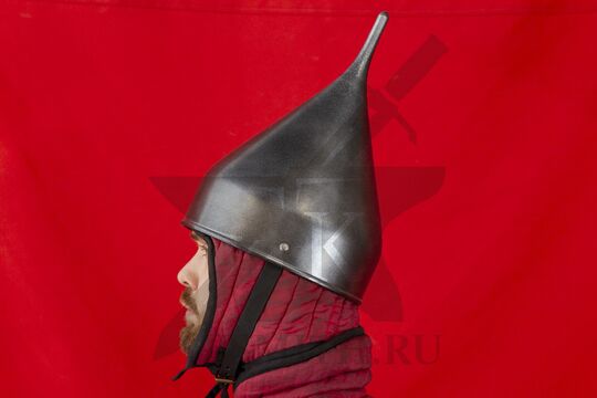 Шлем шелом, пластик, вид сбоку