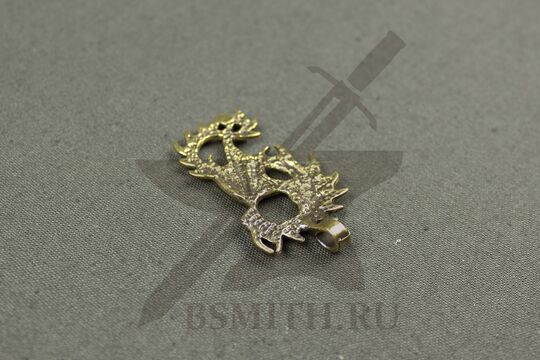 Кулон «Дракон - 4», вид сбоку с обратной стороны