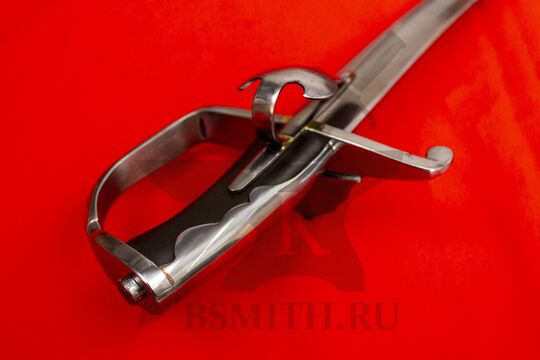 Сабля польская тип 1а, 18 век, эфес крупно со стороны рукояти