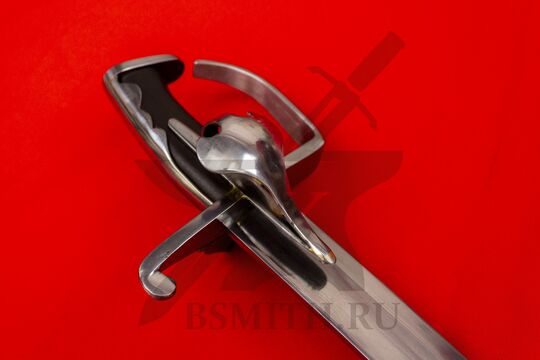 Сабля польская тип 1а, 18 век, эфес крупно со стороны клинка, фото 2