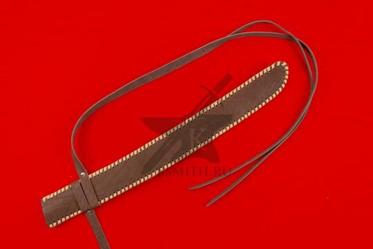 Ножны кожаные для вакидзаси, коричневые
