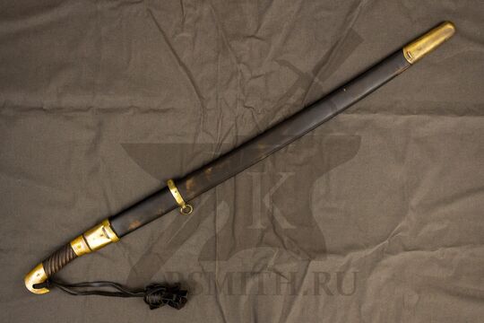 Шашка казачья рядовая образца 1881 года, состаренная, в ножнах