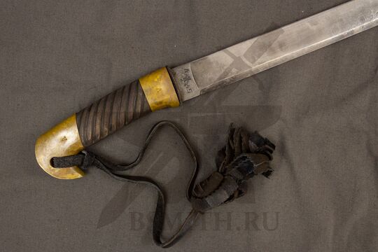 Шашка казачья рядовая образца 1881 года, состаренная, эфес крупно