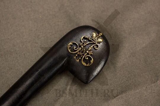 Шашка кавказская украшенная состаренная, вензель крупно