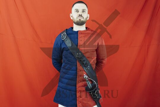 Перевязь плечевая сложная, вариант 2, в одетом виде, вид спереди