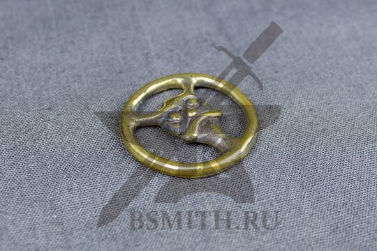 Разделительное кольцо, Скандинавия, 9-11 века, вид сбоку