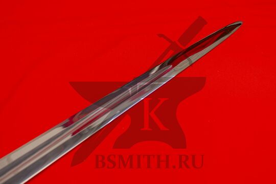 Меч тип XIII с тисненой рукоятью, клинок крупно