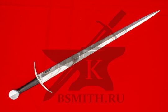 Меч тип XV тисненой рукоятью и двудольным навершием