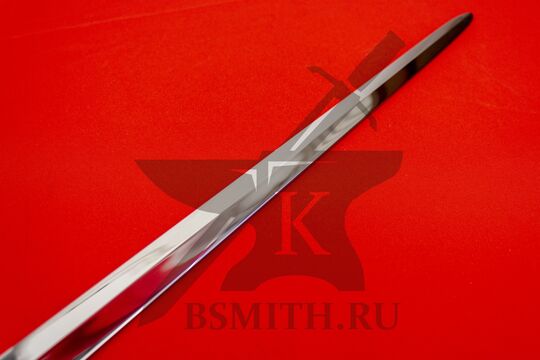 Готический меч 15 века, тип XVIIIb по Окшотту, клинок крупно