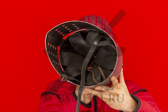 Топхельм из Больцано, вид изнутри