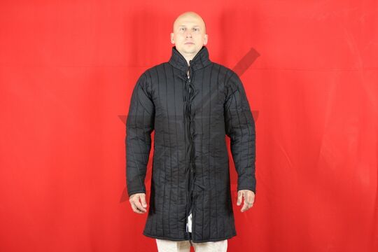 Стеганая куртка, 2 слоя, длина 100 см, х/б