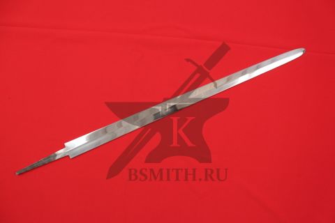 Клинок готического меча полированный