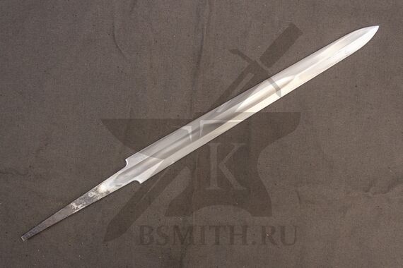Клинок кинжала с долом полированный
