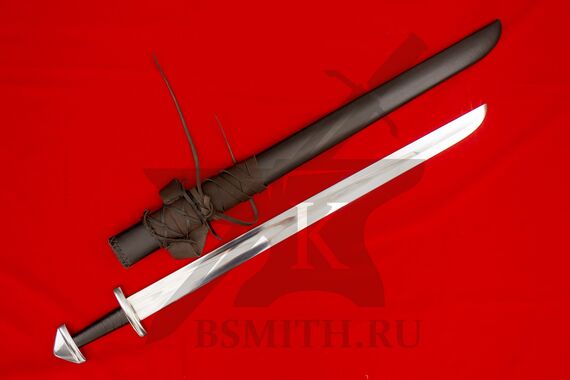 Каролинг тип H из Ларвика, однолезвийный, с ножнами