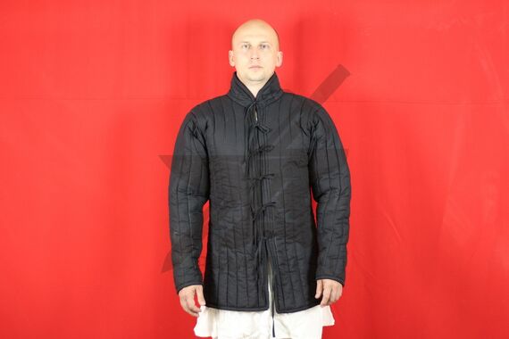 Стеганая куртка, 2 слоя, длина 80 см, х/б