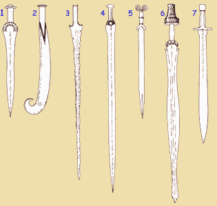 Европейские мечи бронзового века
