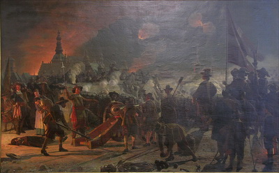 "Штурм Копенгагена", картина Ф.Лунда